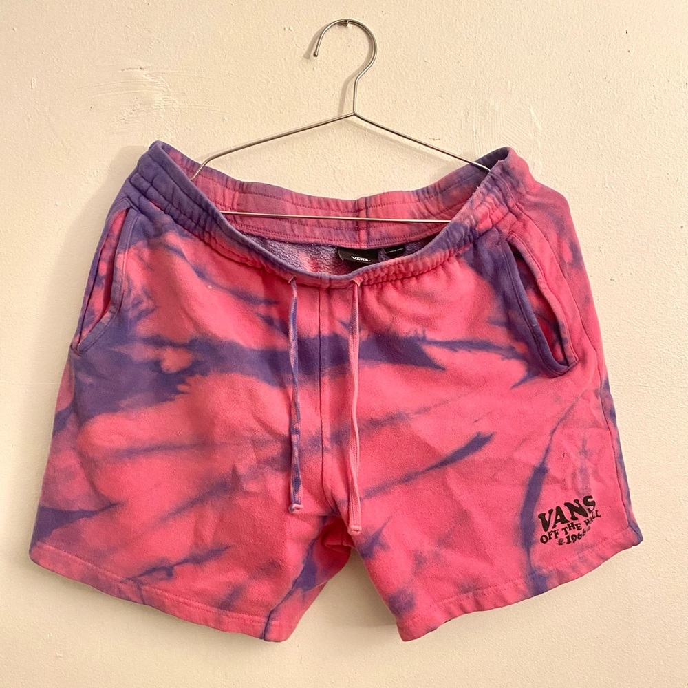 Vans tie dye shorts